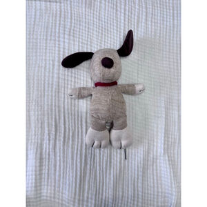 Baby Hallmark Stuffed Animal Snoopy Dog One Size Beige Brown Knit